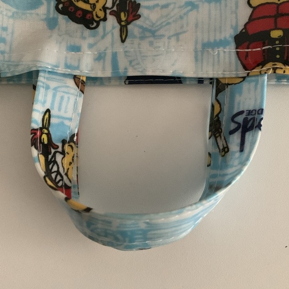 Vintage Harrods of Knightsbridge Mini Tote Bag Teddy Bear At Your Service - Picture 7 of 11